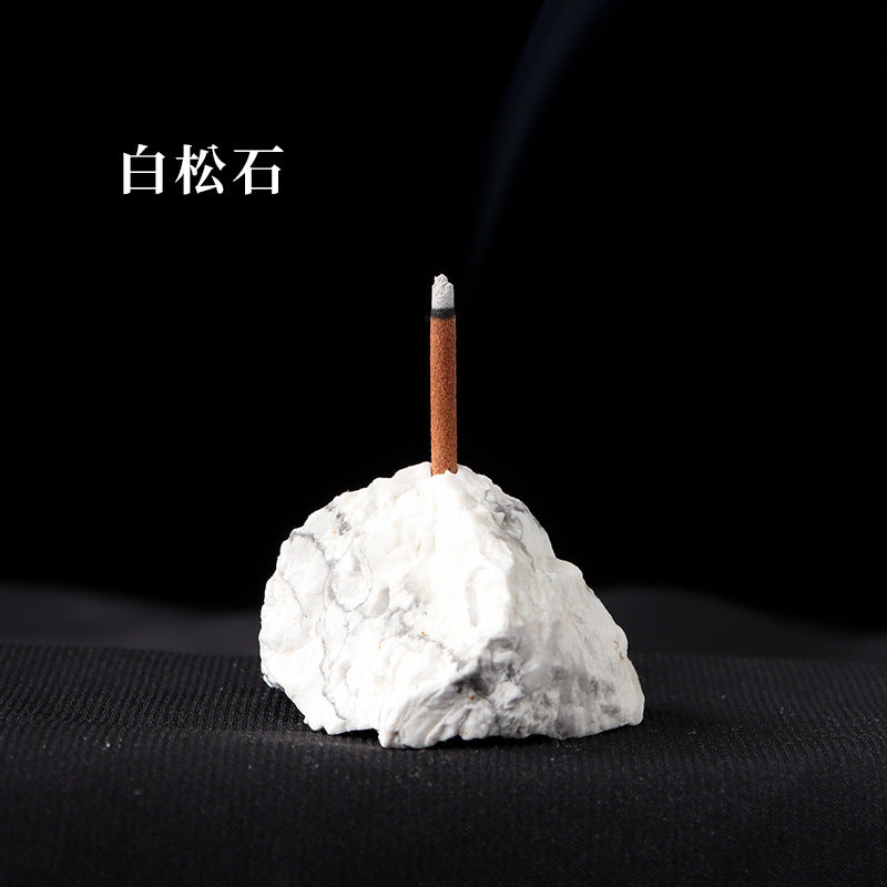 Crystal Incense Holder - Sunstone: Happiness & Personal Power