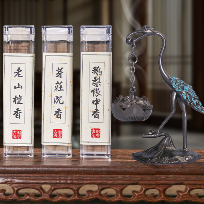 Oceanic Ambergris Dragon Coils (40 Pcs) | Rare Marine Luxury + Free Ceramic Crane 龙涎香