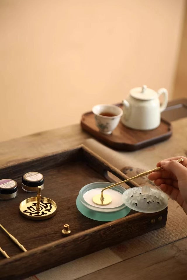 ZenWave Crystal Fusion Incense Burner - Cheng