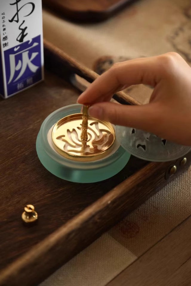 ZenWave Crystal Fusion Incense Burner - Cheng