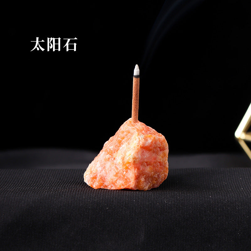 Crystal Incense Holder - Yellow Aventurine: Optimism & Confidence