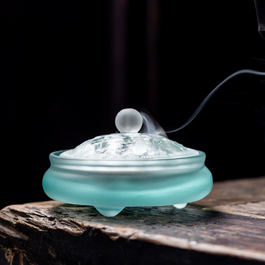 ZenWave Crystal Fusion Incense Burner - Qing