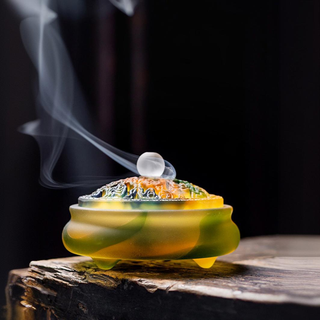 ZenWave Crystal Fusion Incense Burner - Cheng