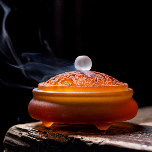 ZenWave Crystal Fusion Incense Burner - Cheng