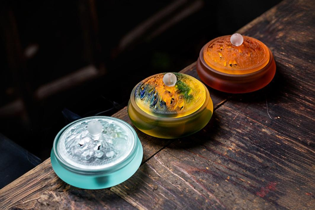 ZenWave Crystal Fusion Incense Burner - Cheng