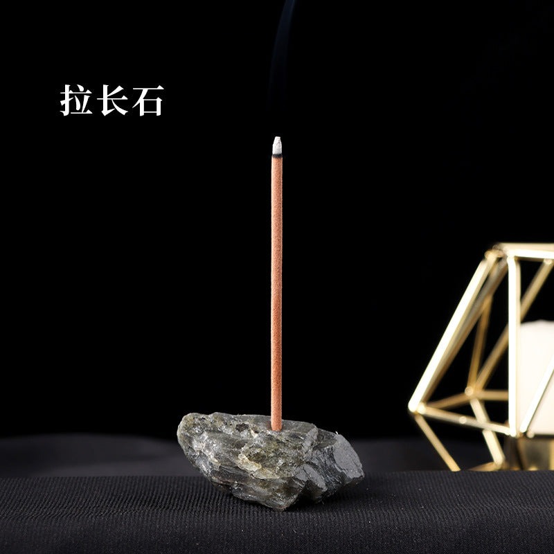 Crystal Incense Holder - Yellow Aventurine: Optimism & Confidence