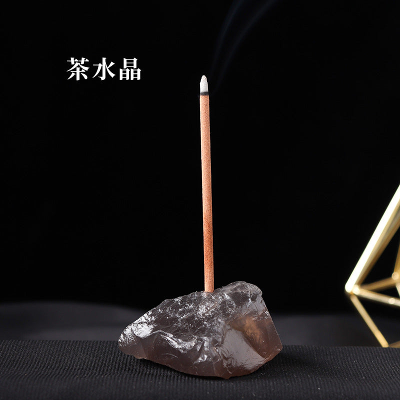 Crystal Incense Holder - Yellow Aventurine: Optimism & Confidence