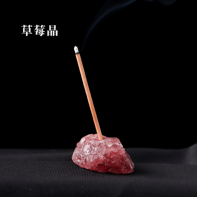 Crystal Incense Holder - Yellow Aventurine: Optimism & Confidence