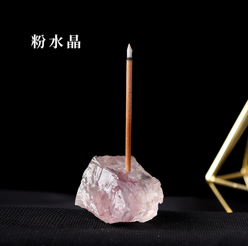 Crystal Incense Holder - Yellow Aventurine: Optimism & Confidence